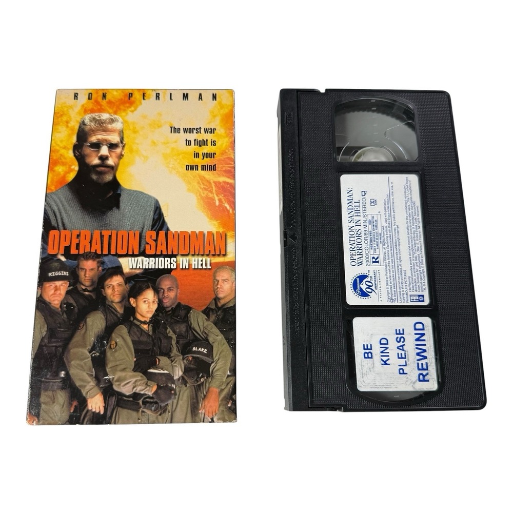 Operation Sandman, Warriors In Hell (VHS, Very Rare, 2002) Ron Perlman Ex-Rogers